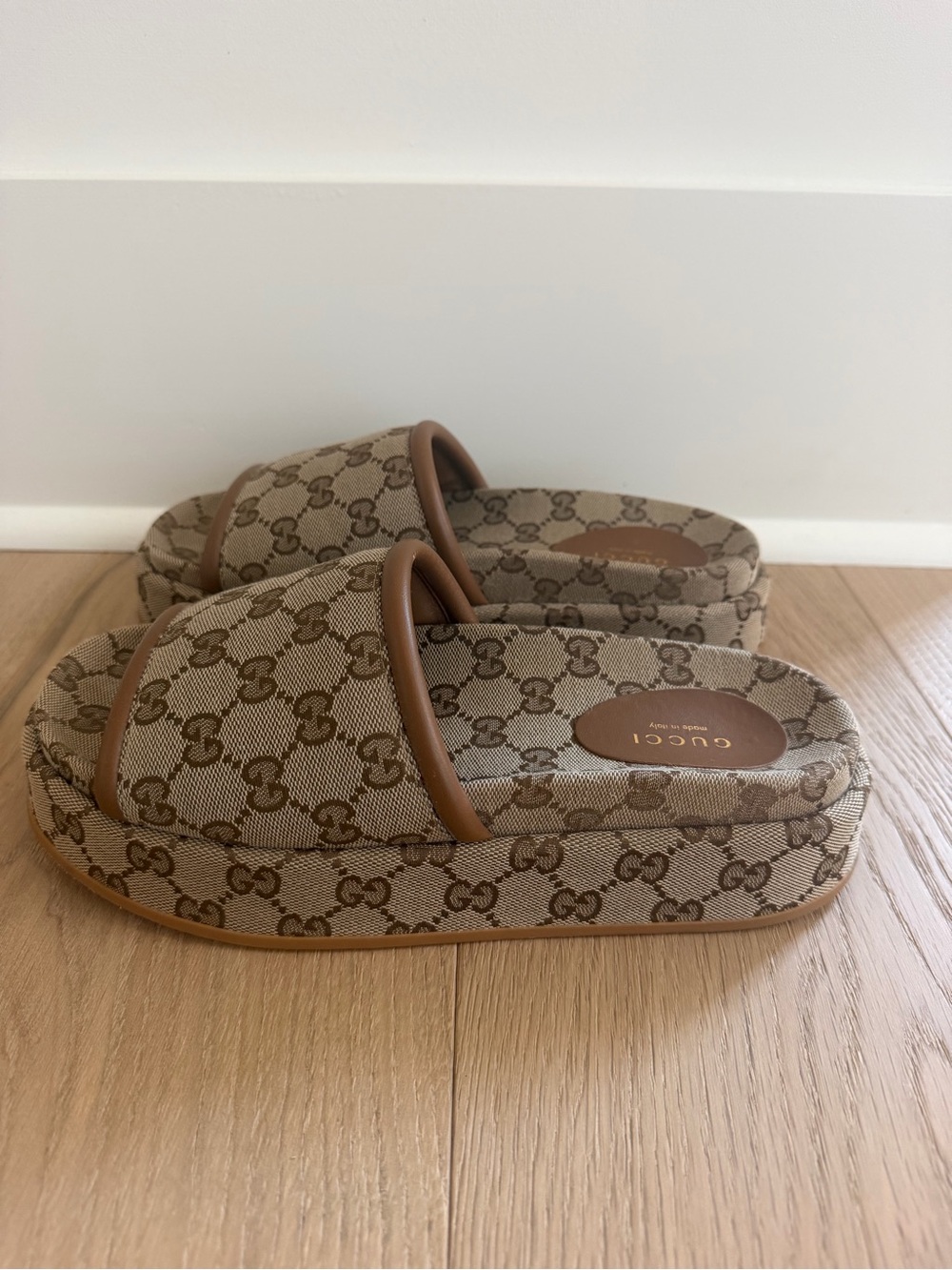Women's GG Platform Slide Sandals